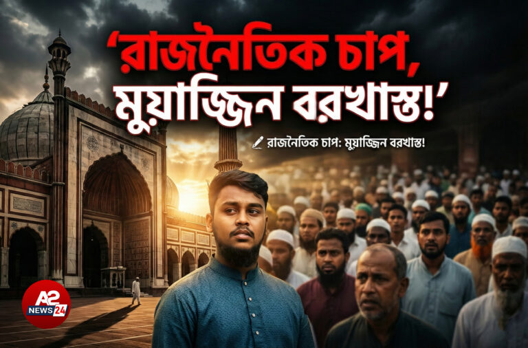 রাজনৈতিক প্রভাবের কারণে মুয়াজ্জিনের দায়িত্ব থেকে বরখাস্ত