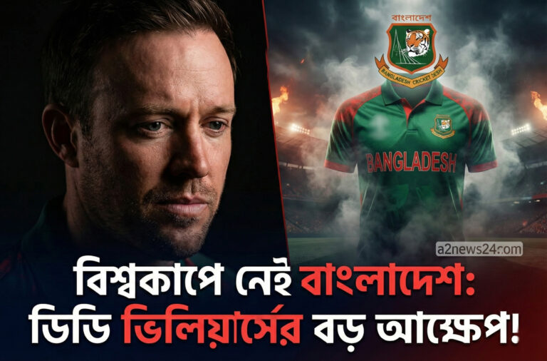টি-টোয়েন্টি বিশ্বকাপে নেই বাংলাদেশ; ক্রিকেটের জন্য এটি বড় ক্ষতি, আক্ষেপ কিংবদন্তি ডি ভিলিয়ার্সের