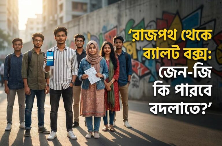 রাজপথ থেকে ব্যালট বক্স: ২০২৬ নির্বাচনে জেন-জি’র ভূমিকা ও নতুন রাজনৈতিক মেরুকরণ