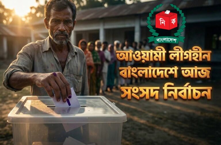 আওয়ামী লীগ হীন বাংলাদেশে আজ সংসদ নির্বাচন ২০২৬ ও গণভোট