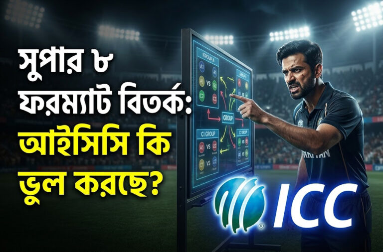 আইসিসির অদ্ভুত নিয়ম: টি-টোয়েন্টি বিশ্বকাপের সুপার এইট ফরম্যাট নিয়ে কেন বইছে সমালোচনার ঝড়?
