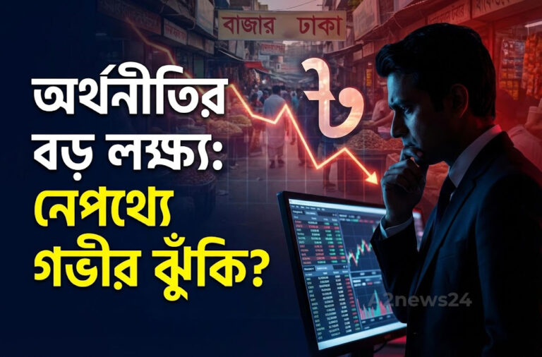উচ্চাভিলাষী প্রবৃদ্ধি বনাম কঠিন বাস্তবতা: গভীর অর্থনৈতিক ঝুঁকির মুখে বাংলাদেশ