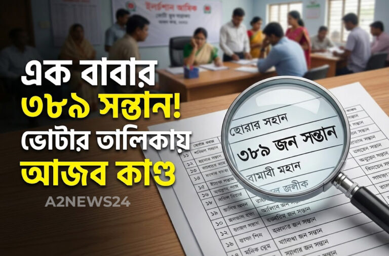এক বাবার শত শত সন্তান! ভোটার তালিকায় ডিজিটাল জালিয়াতি নাকি নিছক ভুল?