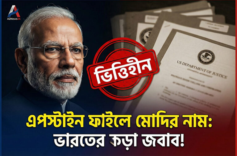 এপস্টাইন ফাইলে মোদির নাম: অভিযোগকে ‘ভিত্তিহীন’ বলে উড়িয়ে দিল ভারত