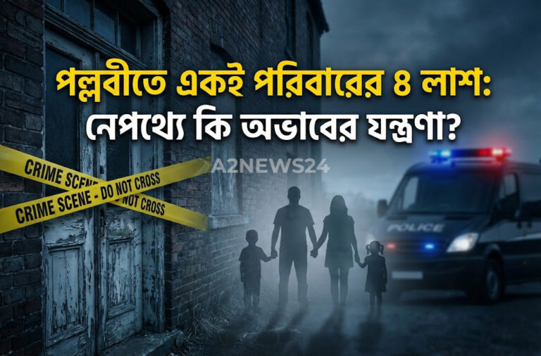 পল্লবী তে হৃদয়বিদারক দৃশ্য: এক ঘরেই মিলল স্বামী-স্ত্রী ও দুই শিশুর প্রাণহীন দেহ
