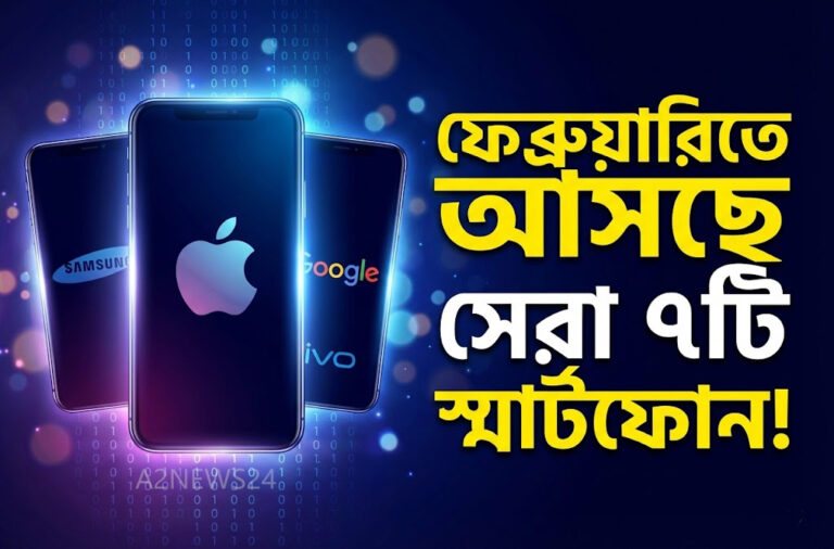 স্মার্টফোন প্রেমীদের জন্য রোমাঞ্চকর ফেব্রুয়ারি: বাজারে আসছে শক্তিশালী ৭টি নতুন ফোন