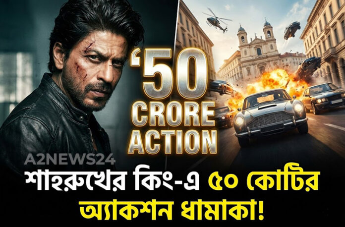 ৫ কোটি টাকা প্রতিদিনের খরচ! শাহরুখের 'কিং' সিনেমায় থাকছে ৫০ কোটির অ্যাকশন ধামাকা ৫ কোটি টাকা প্রতিদিনের খরচ! শাহরুখের 'কিং' সিনেমায় থাকছে ৫০ কোটির অ্যাকশন ধামাকা