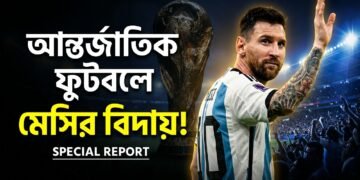 আন্তর্জাতিক ফুটবলে এক সোনালী অধ্যায়ের সমাপ্তি: আর্জেন্টিনা দল থেকে লিওনেল মেসির অবসরের ঘোষণা
