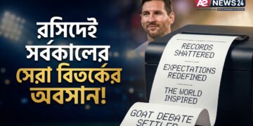 রেস্তোরাঁর রসিদে মেসি: অবসান হলো 'গোট' বিতর্কের? | A2News24