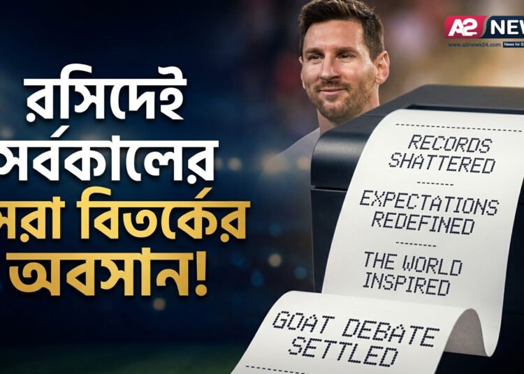 রেস্তোরাঁর রসিদে মেসি: অবসান হলো 'গোট' বিতর্কের? | A2News24