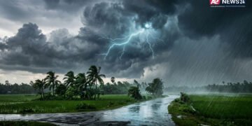 টানা পাঁচ দিন সারা দেশে বজ্রবৃষ্টির আভাস: কমতে পারে তাপমাত্রা